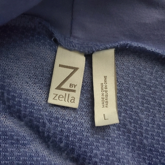 NWT Z by Zella Blue Sherpa Hoodie Pullover - Picture 5 of 6